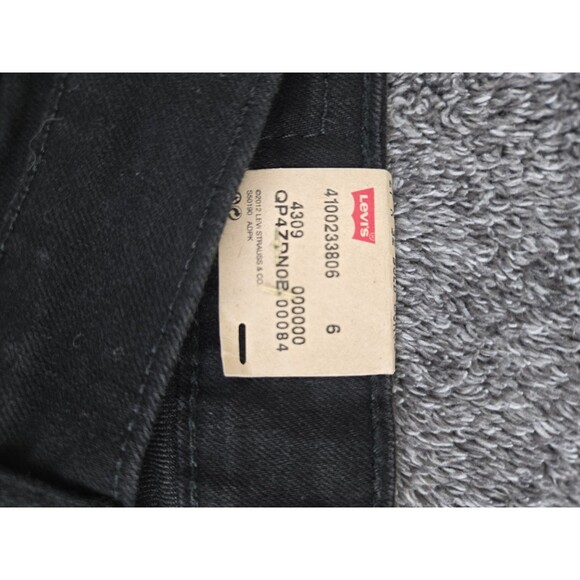 New Women's Levi's Black Bold Curve Mid Rise Skinny Jeans in Size 27x32 NWT - Picture 6 of 11